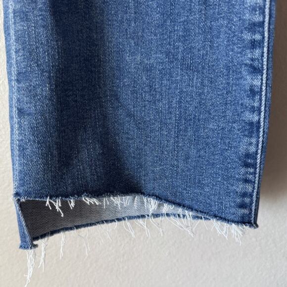 MOTHER The Insider Crop Step Fray Jeans Women’s Size 23 Sorry I'm Staring - Picture 6 of 12